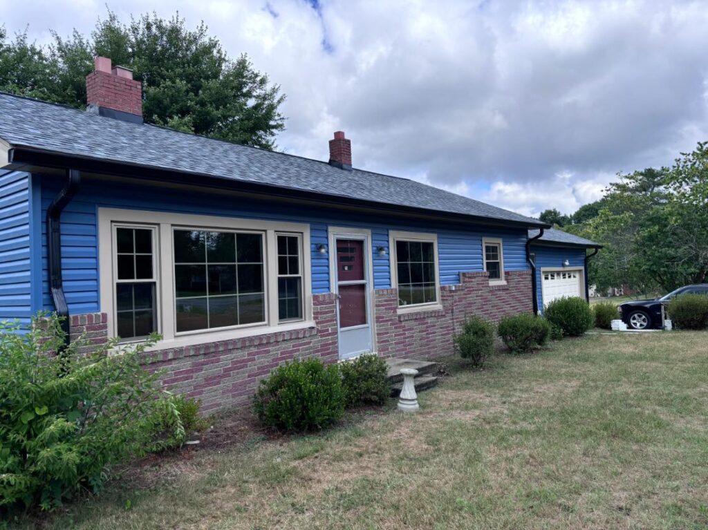 New energy-efficient vinyl windows installed by Speaks Custom in NC.
