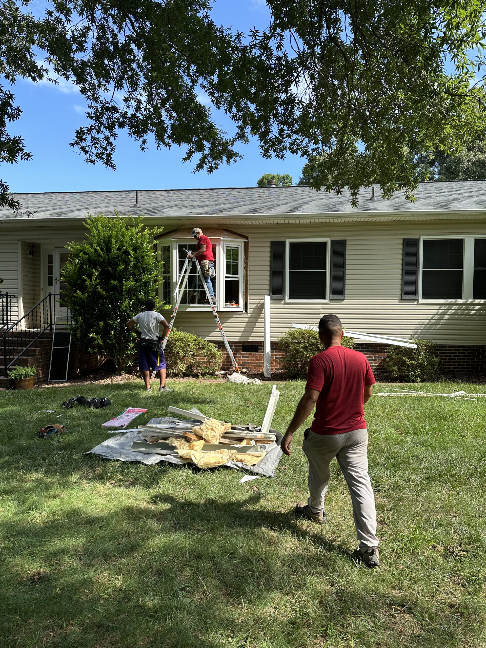 Residential window installation enhancing curb appeal in Statesville NC