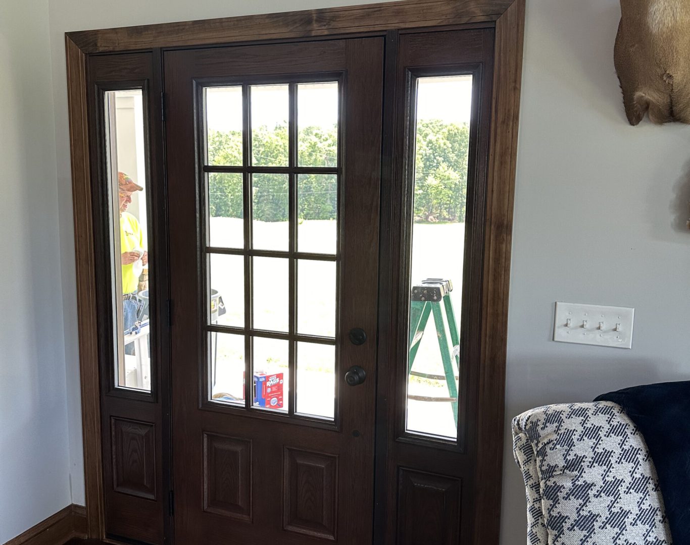 Custom home doors improving curb appeal by Speaks Custom Window and Sunrooms