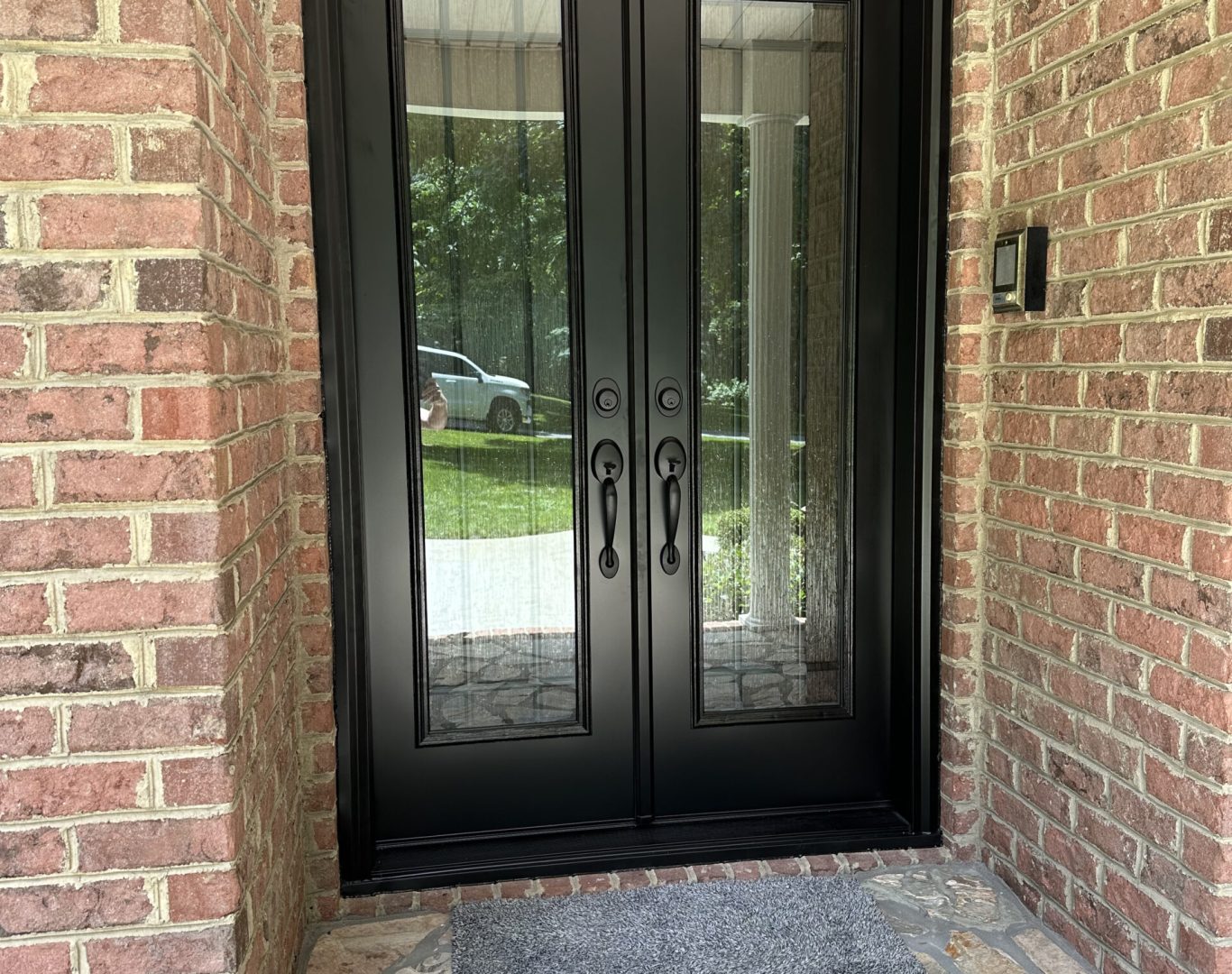 Handcrafted entry door replacement service in Advance NC residential property