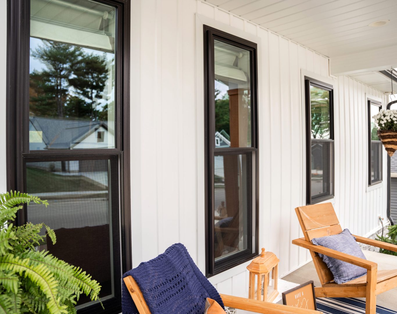 Custom residential window installation enhancing home appearance and insulation performance