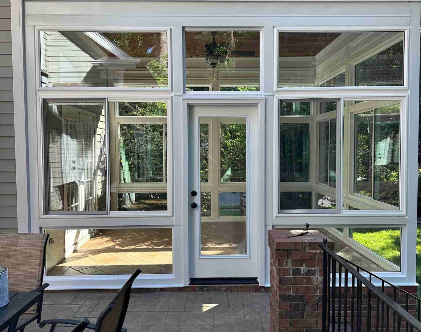 custom door installation at Gold Hill, NC home