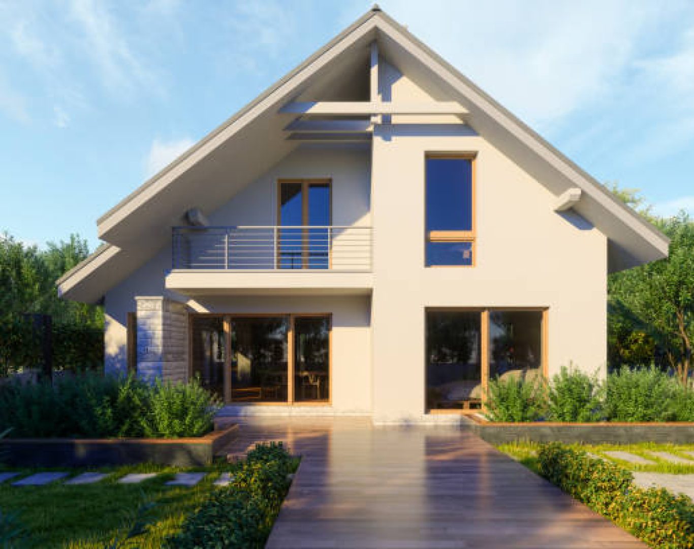 Modern custom window design enhancing curb appeal and energy savings