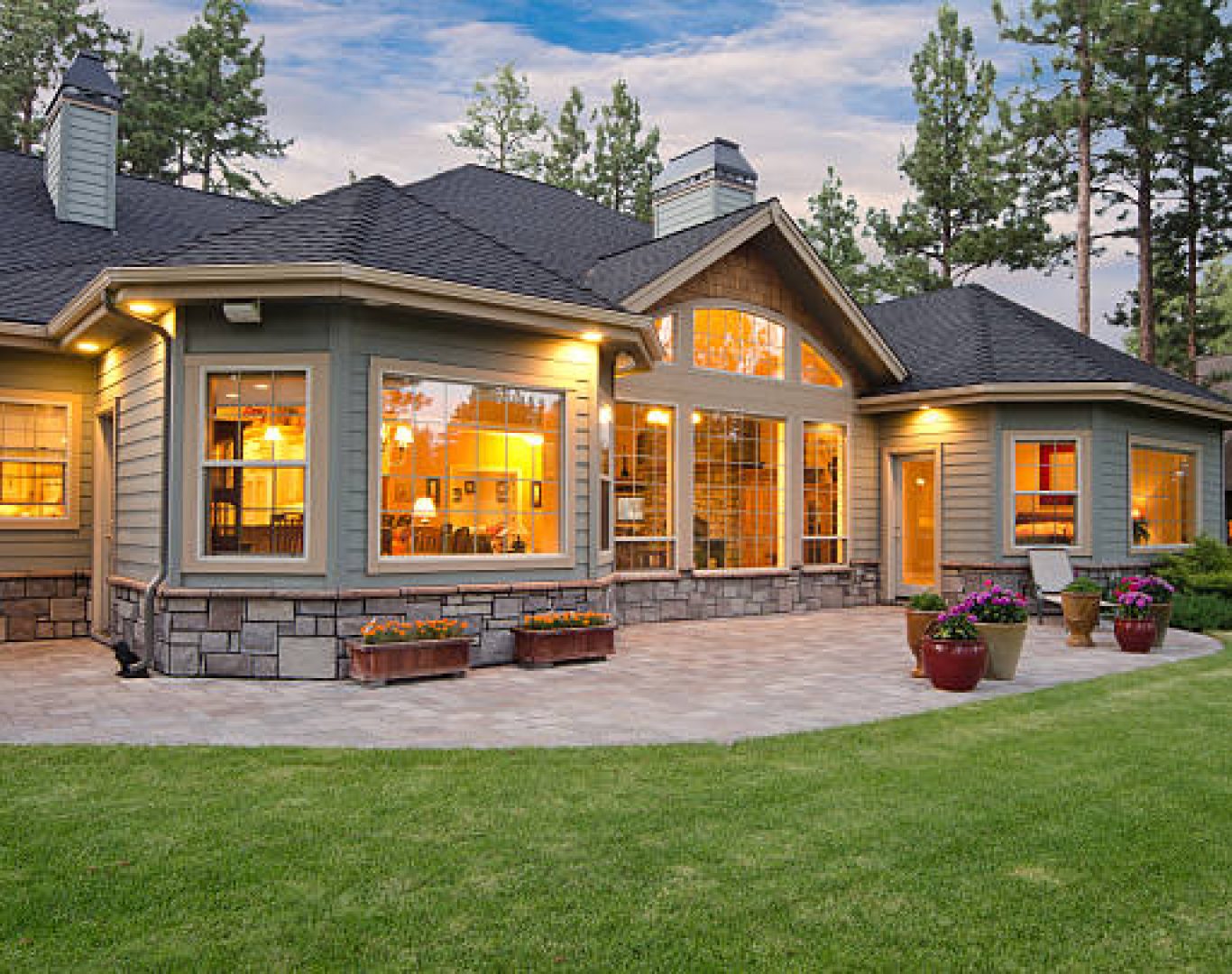 Energy-efficient vinyl custom windows installed by professional team