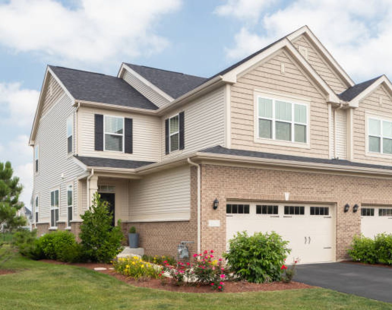 Technician measuring frame for custom window replacement North Carolina